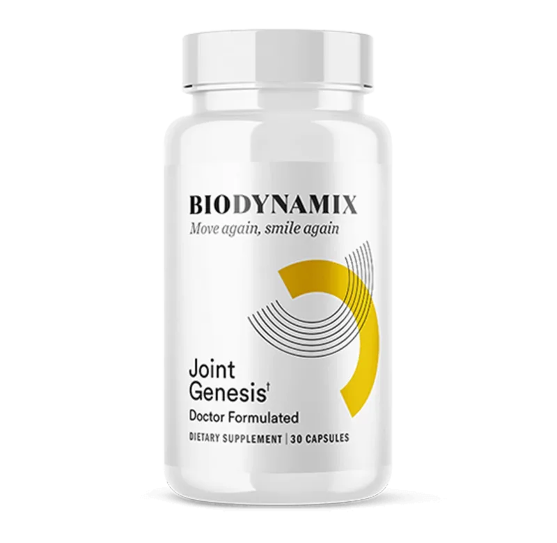 Joint Genesis hyaluronan supplement bottle